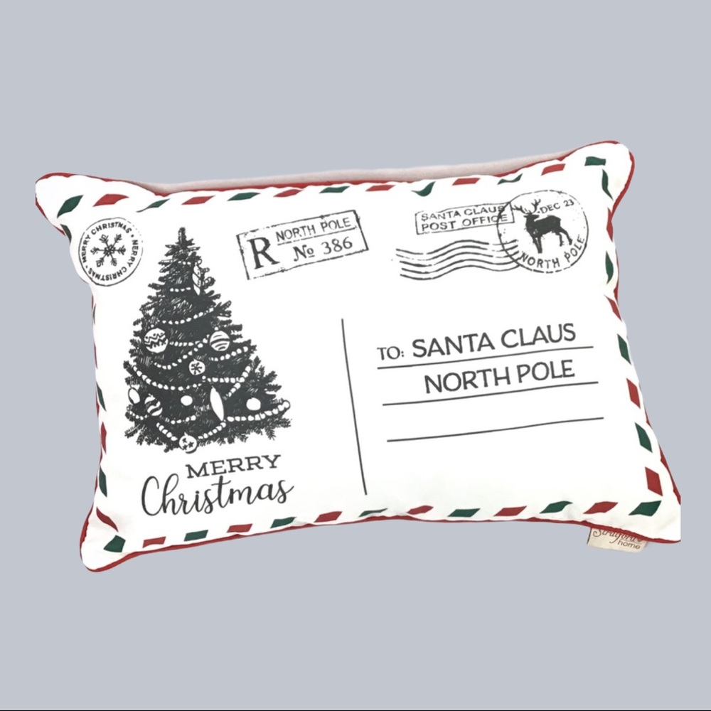 Christmas Graphic Rectangular Throw Pillow